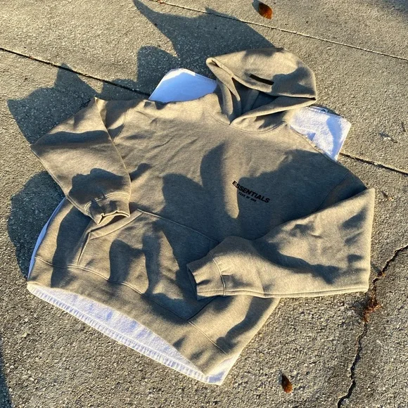 Grey Essentials Hoodie - Picture 3 of 4